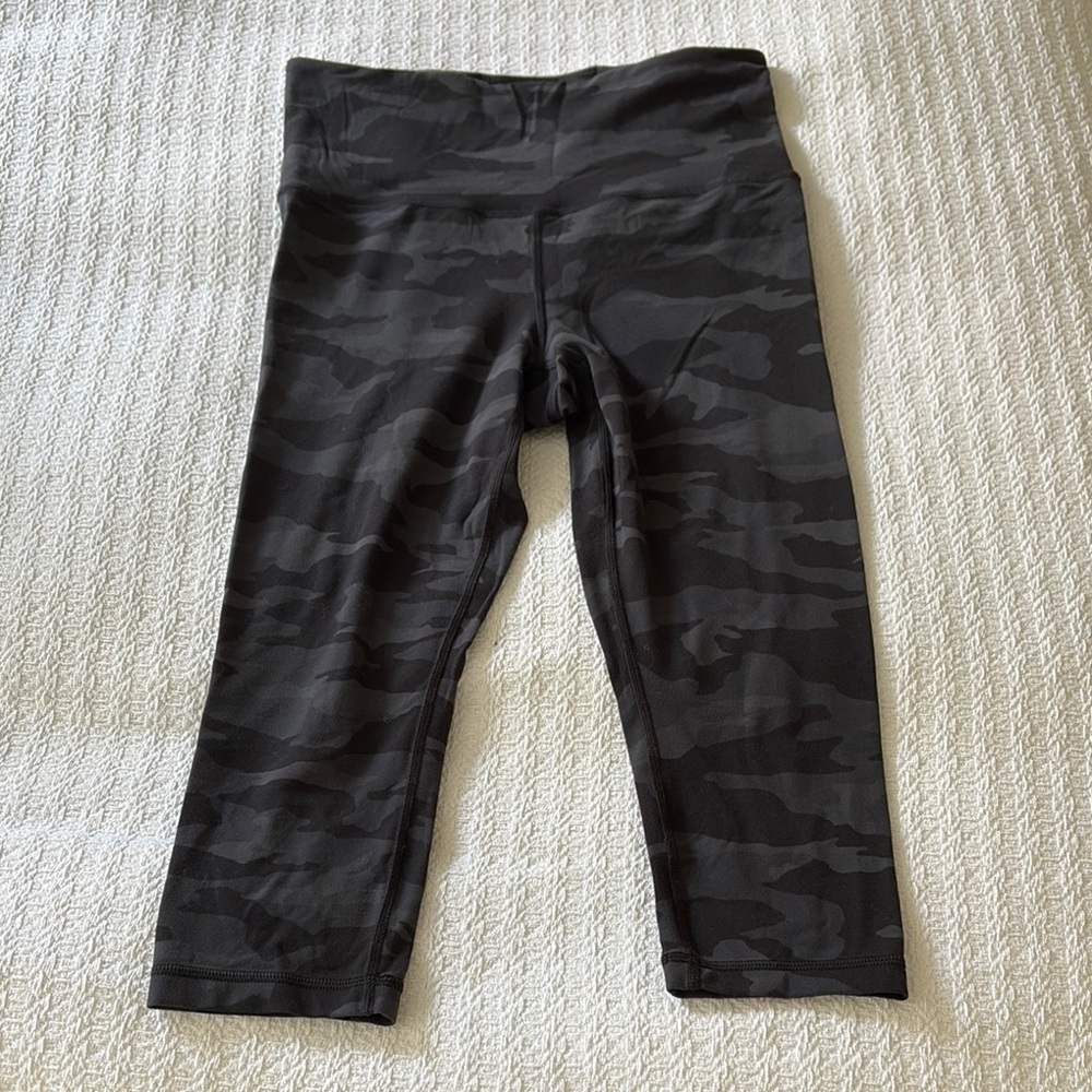Athleta Black Camouflage Leggings